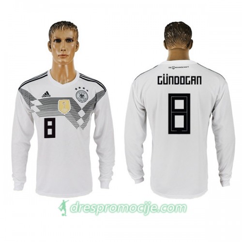 Njemačka Dres Gundogan 8 Domaći Svjetsko prvenstvo 2018 Dugim Rukavima Njemačka Dres Gundogan 8 Domaći Svjetsko prvenstvo 2018 Dugim Rukavima